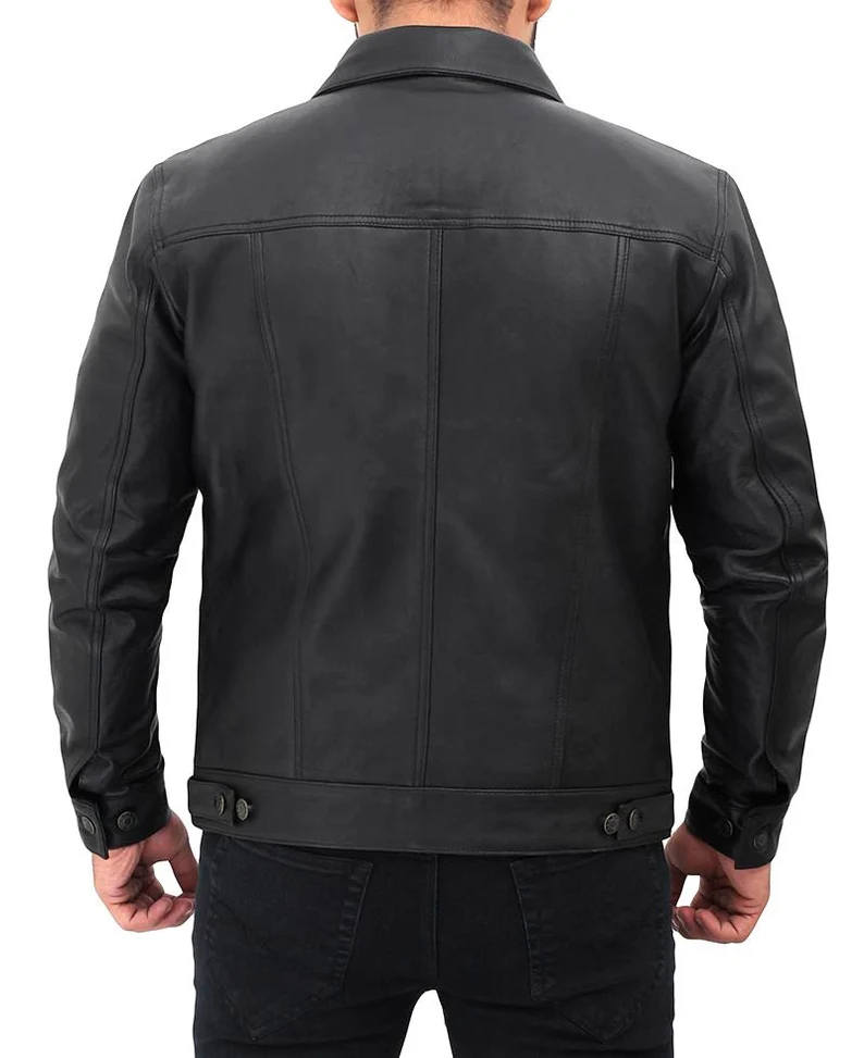 Premium Men's Leather Jacket – Timeless Style & Durability