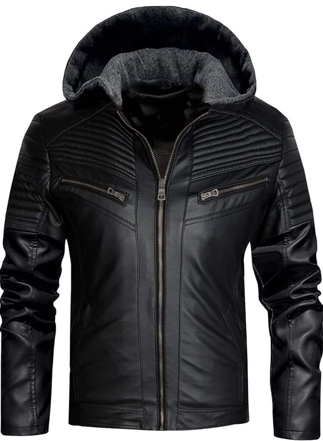 Premium Men's Leather Jacket – Timeless Style & Durability