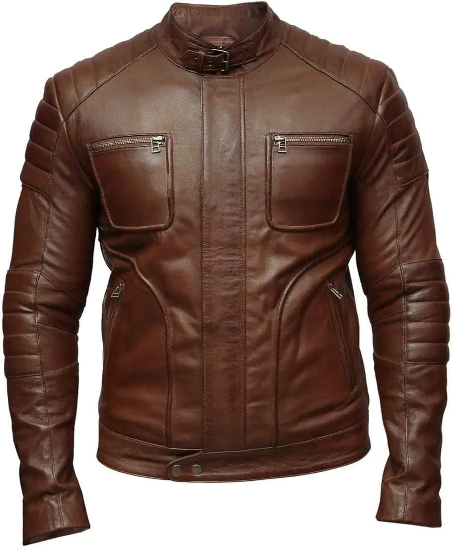 Premium Men's Leather Jacket – Timeless Style & Durability