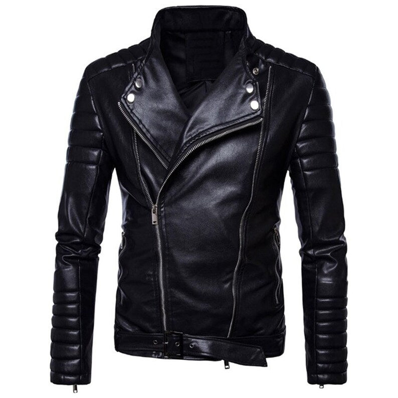 Premium Men's Leather Jacket – Timeless Style & Durability