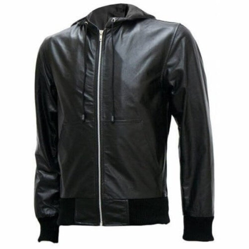 Premium Men's Leather Jacket – Timeless Style & Durability
