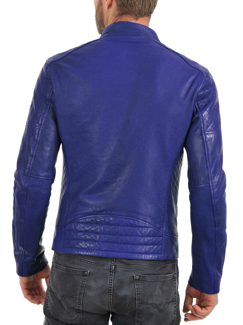 Premium Men's Leather Jacket – Timeless Style & Durability