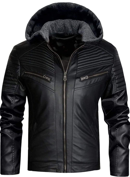 Premium Men's Leather Jacket – Timeless Style & Durability