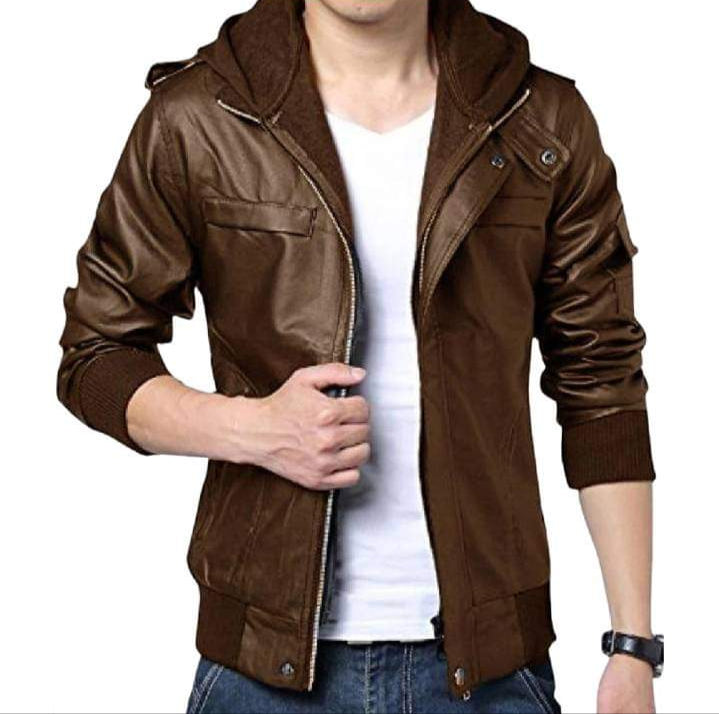Premium Men's Leather Jacket – Timeless Style & Durability