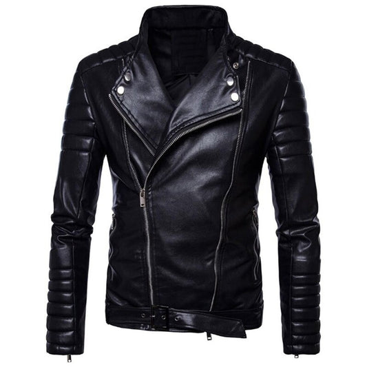 Premium Men's Leather Jacket – Timeless Style & Durability