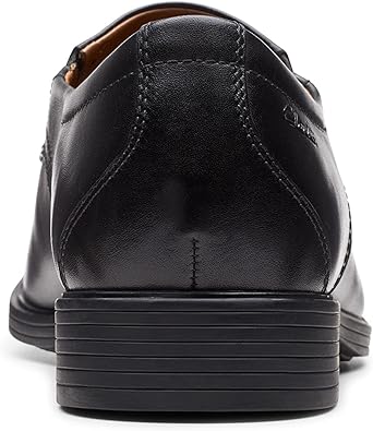 Men’s Black Leather Slip-On Formal Shoes | Classic Comfort & Style