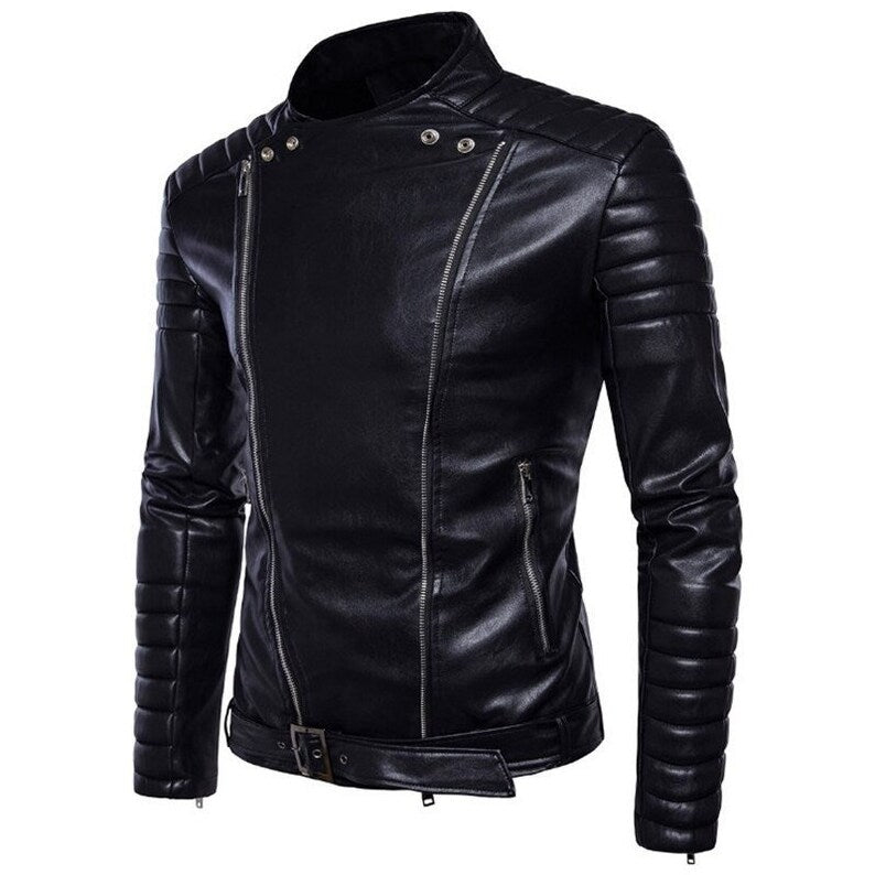Premium Men's Leather Jacket – Timeless Style & Durability