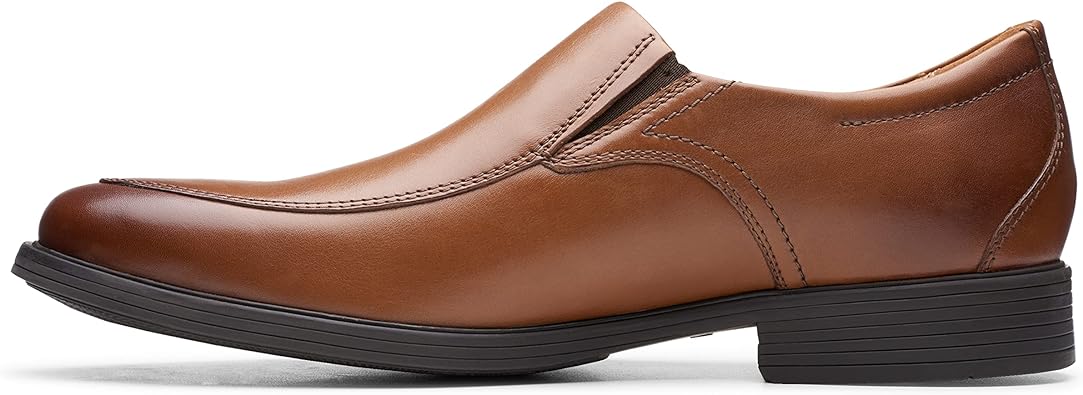 Men’s Tan Leather Slip-On Formal Shoes | Premium Comfort & Style