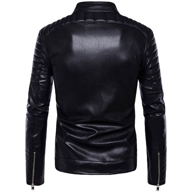 Premium Men's Leather Jacket – Timeless Style & Durability