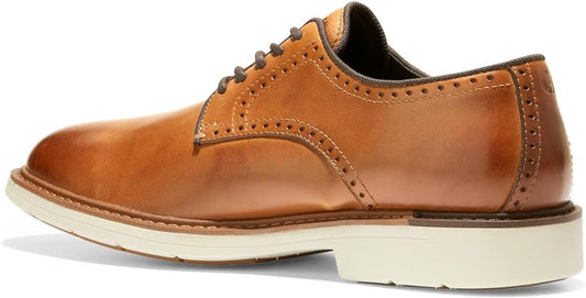 Men’s Tan Leather Derby Formal Shoes | Classic Everyday Comfort