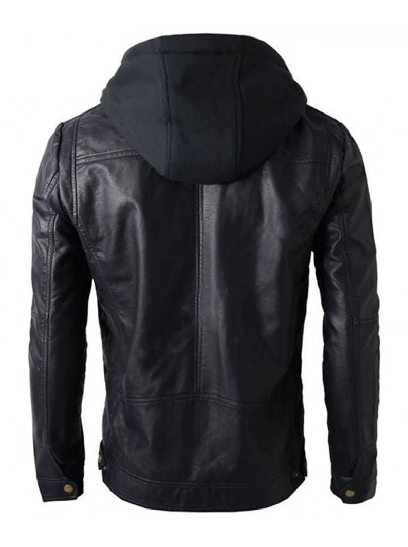 Premium Men's Leather Jacket – Timeless Style & Durability