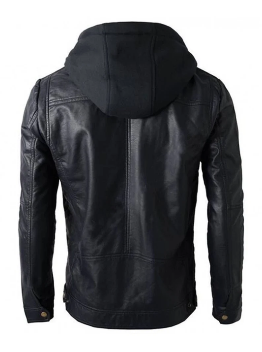 Premium Men's Leather Jacket – Timeless Style & Durability
