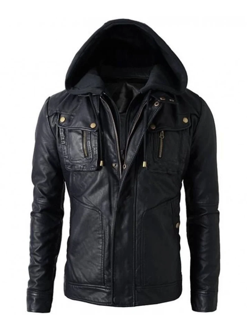 Premium Men's Leather Jacket – Timeless Style & Durability