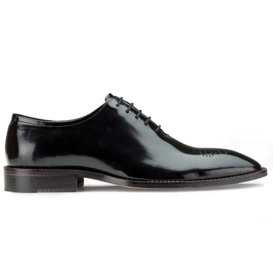 Handmade Black Patent Leather Oxford Shoes for Men | Formal Dress Shoes