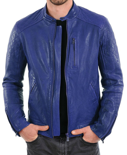 Premium Men's Leather Jacket – Timeless Style & Durability